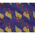 thumbnail image 4 of oneOone Cotton Flex Fabric Leaves Block Print Sewing Fabric BTY 40 Inch Wide, 4 of 4
