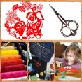 thumbnail image 4 of Vintage Style Stainless Steel Scissor for Embroidery Sewing Craft Art Work, 4 of 5
