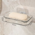 thumbnail image 1 of Soap Box Wall Mounted Toilet Non Perforated Double Layer Soap Box Household Bathroom Soap Storage Shelf, 1 of 1