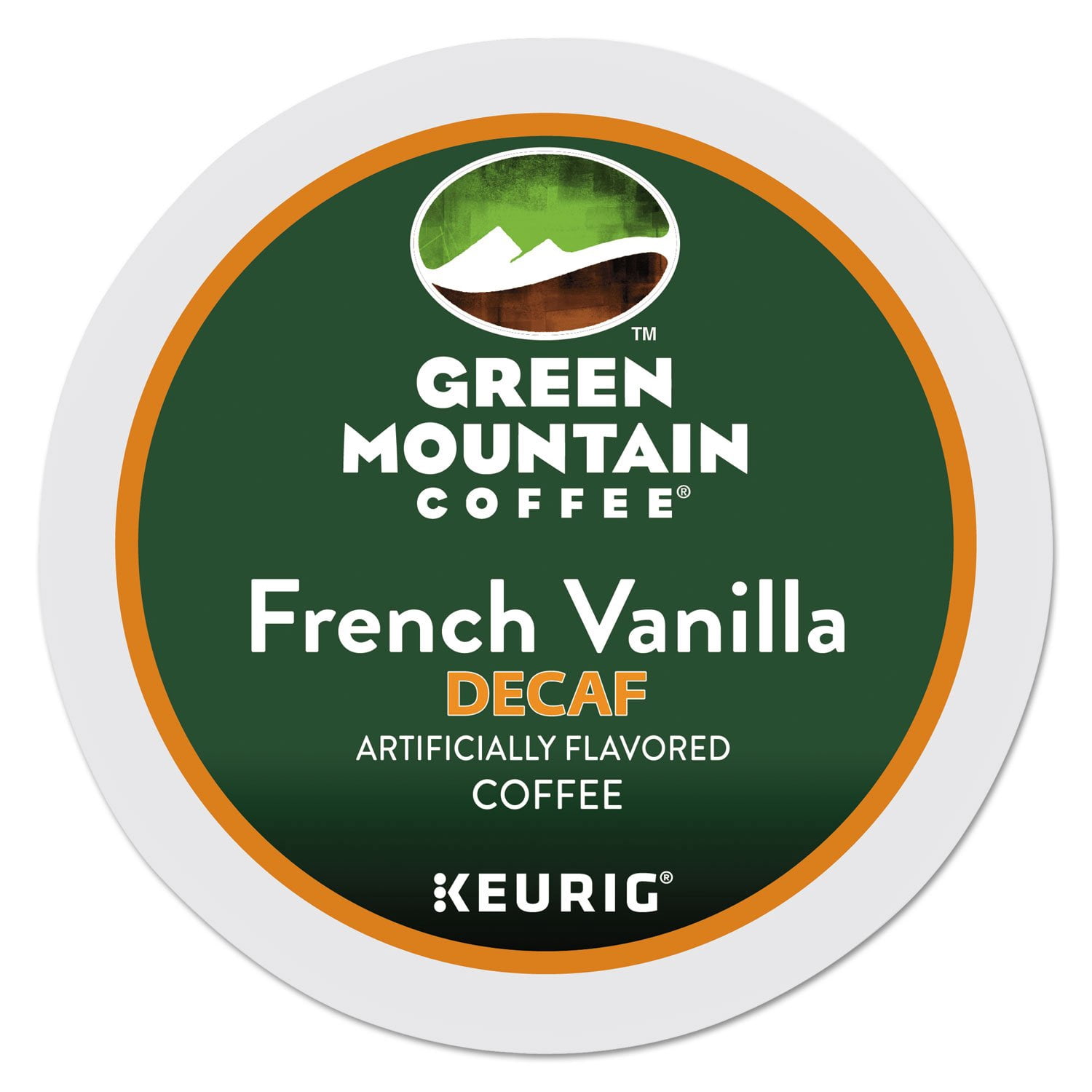Green Mountain Coffee French Vanilla Decaf, Single-Serve Keurig K-Cup Pods, Light Roast, 96 Count (4 Boxes Of 24 Pods)