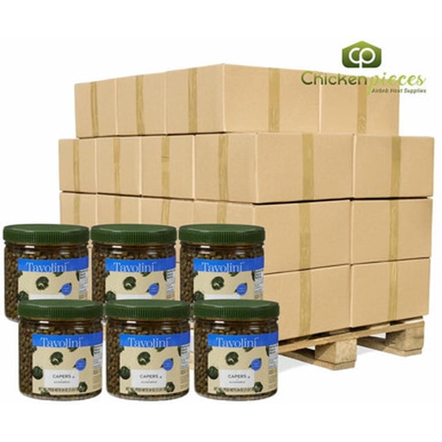 Tavolini Non-Pareille Capers In Brine Bulk 1L, 6/Case, 50 Cases Per Pallet (300 Units Total)