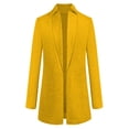 thumbnail image 1 of CEHVOM Mode Femmes Manteau en Laine Trench Veste Dames Chaud Long Pardessus Vêtement d'Extérieur Mode W, 1 of 3