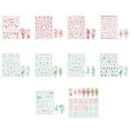 thumbnail image 2 of Christmas Nail Sticker DIY Fashion Snowflake Nail Decal Adhesive Nail Decal, 2 of 6