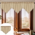 thumbnail image 1 of Deals Black&Friday Iumwxz on Sales Curtains Short Curtains Solid Color Curtains Triangular Curtains Household Curtains Small Curtains Through Rod Curtains Santa's Specials!, 1 of 7