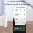 thumbnail image 3 of SPOORYYO Portable 58mm Bluetooth Thermal Receipt Printer (BLE 2.0) - 80mm/s Speed, 203 DPI, 1500mAh Battery, ESC/POS Compatible for Bills, Retail, Store (No Ink Needed), 3 of 7