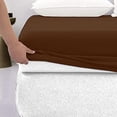 thumbnail image 5 of 400 Thread Count 100% Egyptian Cotton 3-Piece Fitted Sheet ( 1 Fitted Sheet + 2 Pillow Covers) 30 Inches Deep Pocket Size Solid Pattern, 5 of 5