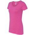 thumbnail image 3 of Bella + Canvas T-Shirt à Manches Courtes Col en V Profond pour Femmes, 3 of 5