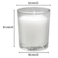 thumbnail image 5 of Mainstays Unscented Glass Filled Votives Candles, 5 of 5