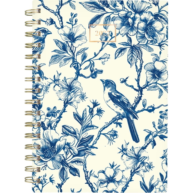 2027 Cambridge® Chinoisery Birds & Buds Weekly and Monthly Planner, Small