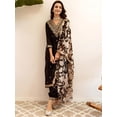 thumbnail image 1 of Indo Era Ethnic Motifs Embroidered Regular Thread Work Kurta with Salwar & Dupatta - Indian Ethnic Traditional Wear Kurta Set, 1 of 8