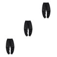 thumbnail image 3 of kurtrusly 1/2/3 Comfortable And Stylish Pants For Men - Everyday Essential Wide Application 603black 2XL 3PCS, 3 of 6