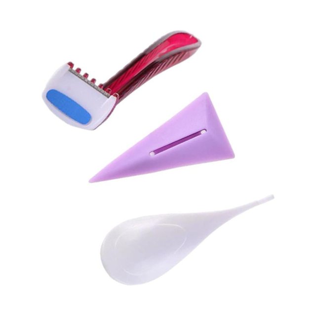 tredstone Outil de Rasage pour Poils Pubiens et Peau Triangle 1Ensemble