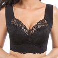 thumbnail image 1 of mmirethe Ribless Bra Lace Offers Skin-Friendly And Breathable Comfort For Women Widened Shoulder Strap Is Stable And Does Not 5XL 5Set, 1 of 6