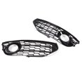 thumbnail image 1 of Fog Light Grille Cover, Glossy Black Front Rugged 8K0807681J01C Anti Scratch  For Car, 1 of 8