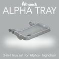 thumbnail image 3 of hauck Alpha High Chair Tray Table Compatible with Alpha+ and Beta+, Grey, 3 of 11