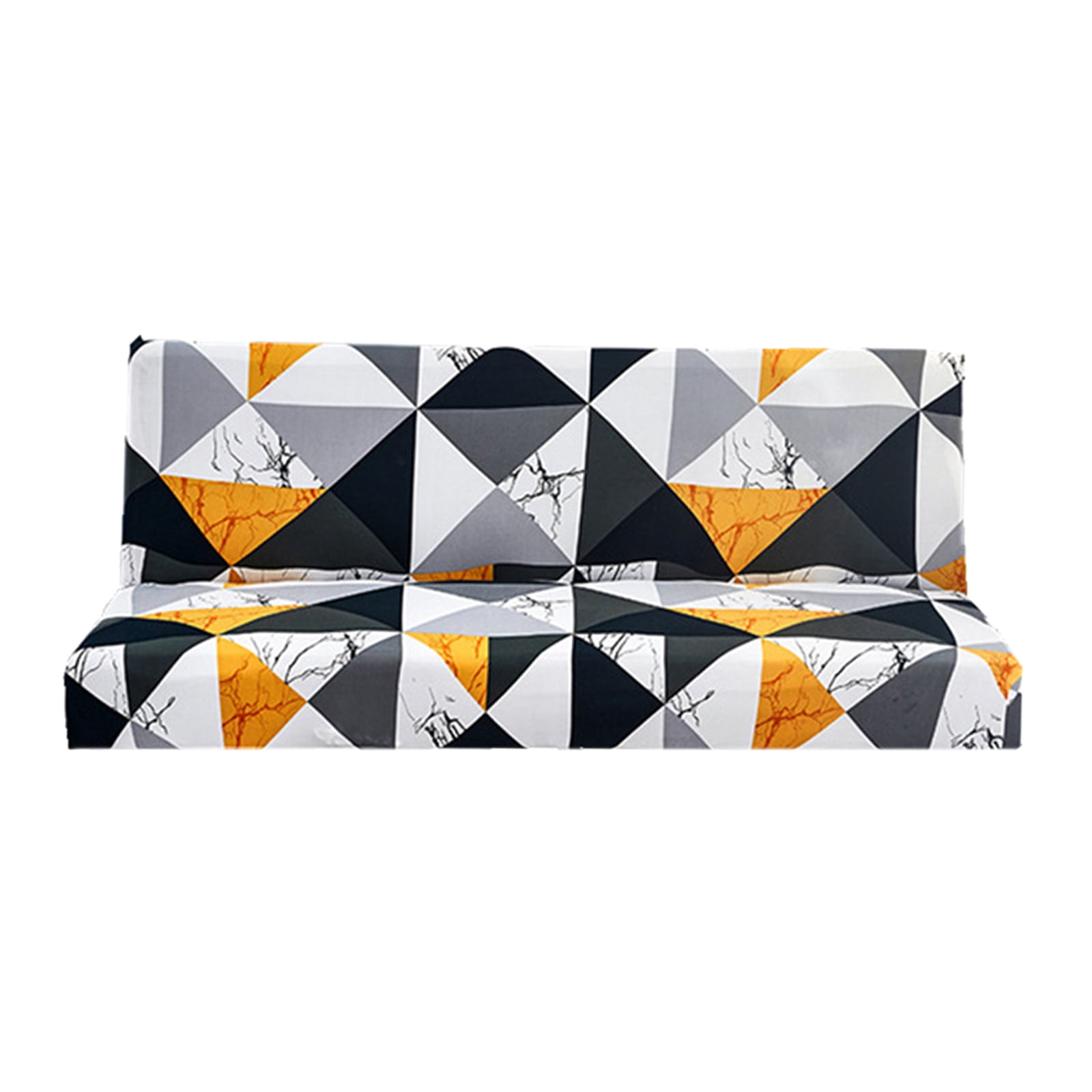 Printed Futon Cover Polyester Furniture Protector Elastic Polyester Stretch Sofa Simple style