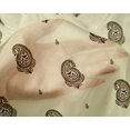 thumbnail image 4 of oneOone Silk Tabby Fabric Paisley Block Print Fabric By Yard 42 Inch Wide, 4 of 4