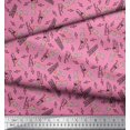 thumbnail image 2 of Soimoi Crepe Silk Fabric Notes,Piano & Guitar Musical Instrument Printed Fabric 1 Yard 42 Inch Wide, 2 of 3