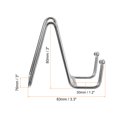 thumbnail image 2 of Unique Bargains 2Pack 3Inch Plate Stand for Display Iron Easel Plate Holder for Photo Silver, 2 of 5