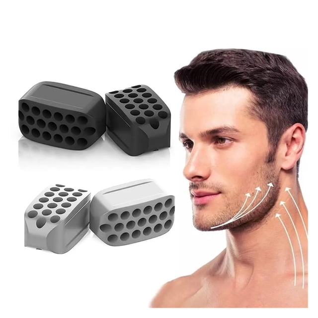 Jaw Exerciser Face Masseter Muscle Silicone Exerciser Plastic Face Masseter Muscle Ball Jaw Trainer