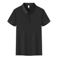 thumbnail image 1 of Timegard Hauts d'Été pour Femmes Grande Taille à Manches Courtes Chemise Boutonnée à Col Chic Décontractée Ample Hauts, 1 of 2