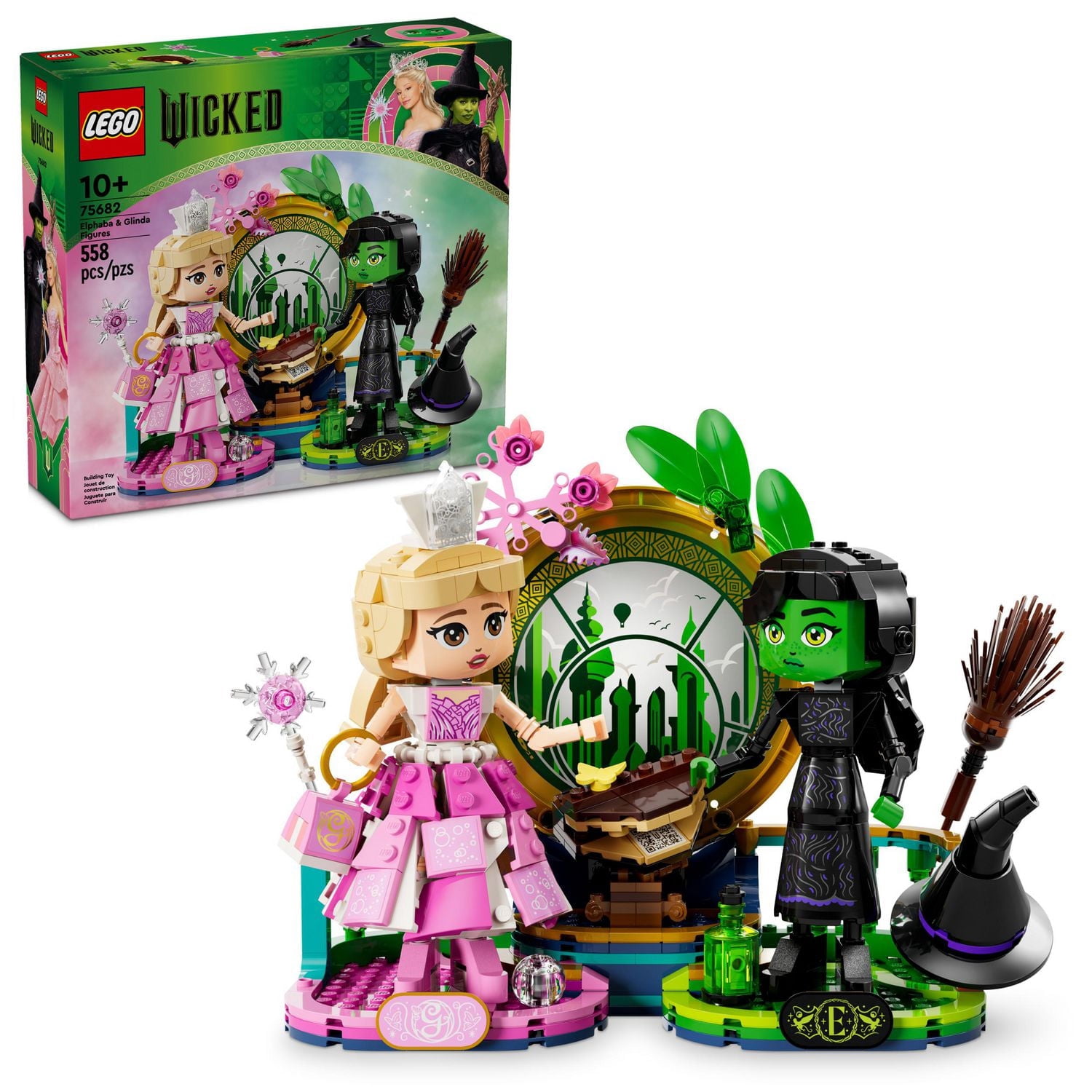 LEGO Wicked Figurines Elphaba et Glinda 75682 Ensemble de construction (558 pièces)