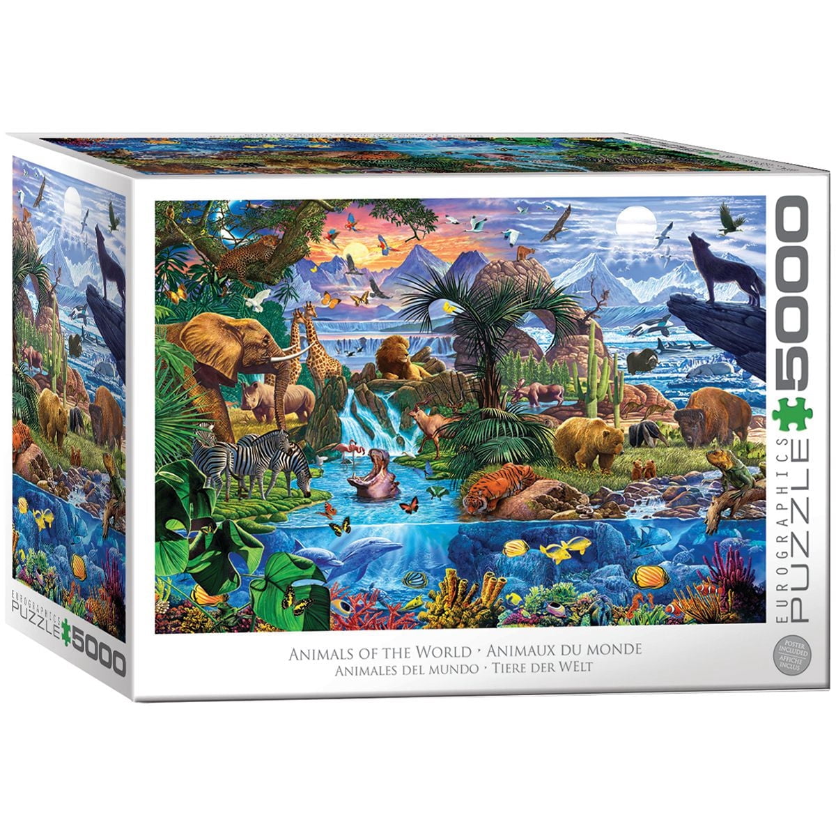 Animals of the World 5000 Piece Puzzle