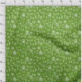 thumbnail image 4 of oneOone Cotton Poplin Green Fabric Asian Floral Block Craft Projects Decor Fabric Printed by The Yard 56 Inch Wide, 4 of 4