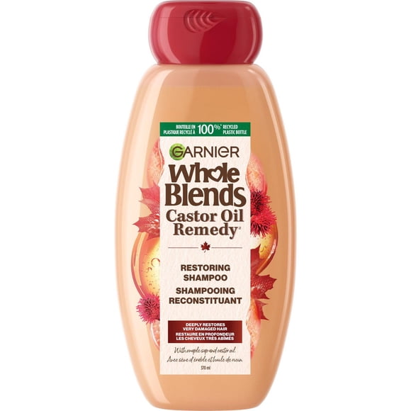 Garnier Whole Blends Castor Oil Castor Oil Remedy Shampoo