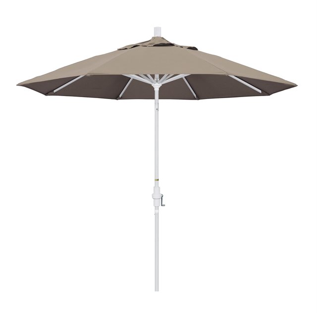 California Umbrella Parasol de Patio 9 Pieds Taupe