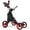 Rouge, variante sur Gymax Chariot de Golf Pliable à 4 Roues à Pousser et Tirer avec Frein Sac Imperméable Gris