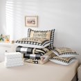 thumbnail image 5 of YST Lake Rules 7-Piece Comforter Set, Black and White Buffalo Grid Patchwork, Twin Size, 5 of 5