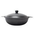 thumbnail image 1 of CIMAXIC 1 Pc Strong Cast Iron Casserole Yellow Stewed Chicken Rice Pot With Lid,8.66"X7.09"X2.36", 1 of 4