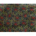 thumbnail image 4 of oneOone Georgette Viscose Fabric Leaves & Floral Block Decor Fabric Printed BTY 42 Inch Wide, 4 of 4