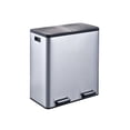 thumbnail image 1 of Step N’ Sort 70L Dual Trash & Recycling Bin – Extra Large 2 Compartment Kitchen Garbage Can (2 x 35L), Hands-Free Step Pedal, Soft-Close Lid, Removable Inner Bins, 1 of 11
