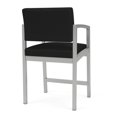 thumbnail image 5 of Lenox Fauteuil de Hanche pour Réception Salle d'Attente Soins de Santé / Acier Argenté / Noir, 5 of 5