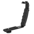 thumbnail image 2 of Camera Flash Bracket, Flash Shoe Bracket Practical Sturdy Beautiful With Two Hot Shoes For  Shooting, 2 of 8