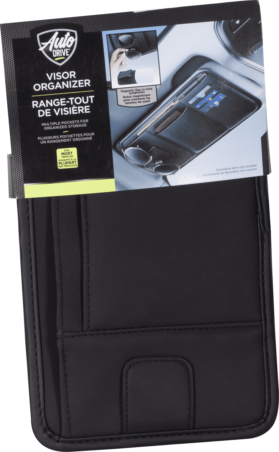 Organisateur de rangement pour pare-soleil Auto Drive