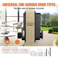 thumbnail image 3 of VEVOR Mechanical Keyless Entry Door Lock, 14 Digit Keypad, Water-proof Zinc Alloy, Outdoor Gate Door Locks Set with Surface-mounted Latch, Keypad and Knob, Easy to Install, for Garden, Garage, Yard, 3 of 9
