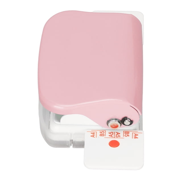 Manual Binding Machines, Portable Metal Cutter Head Mini Binding Machines For Papper White,Blue,Pink,Light Blue
