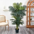 thumbnail image 4 of Nearly Natural 5289 Golden Cane Palm Silk Tree, 6.5-Feet, Green, 4 of 5