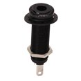 thumbnail image 1 of Electric Guitar Jack, Guitar Output Jack Standard Thread Straight Cylinder Glossy Finish   For Musical Instruments Gold,Black,Silver, Black, 1 of 8