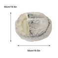 thumbnail image 3 of Agiferg Cat House Cat Bed Pet Sleeping Bag 2 In 1 Foldable Cuddly Cave 1PC, 3 of 3