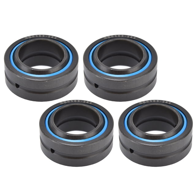 4Pcs Deep Groove Ball Bearings Spherical Bearing Plain Radial Deep Grooved Ball Accessory Set Kit Radial Spherical Plain Bearings For Equipment High Carbon Bearing Steel
