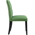 thumbnail image 3 of Modway Duchess 21.5" Button Tufted Polyester Fabric Dining Chair, Kelly Green, 3 of 4