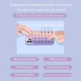 thumbnail image 4 of Fidget Toys Phone Case,Push Poping Bubble Silicone Protecive Phone Case for iPhone7/8/7Plus /8Plus/ X/XS/ XR/XS MAX/11/11Pro/11ProMAX/12/12Pro/ 12ProMAX（Drak Blue-White）, 4 of 7
