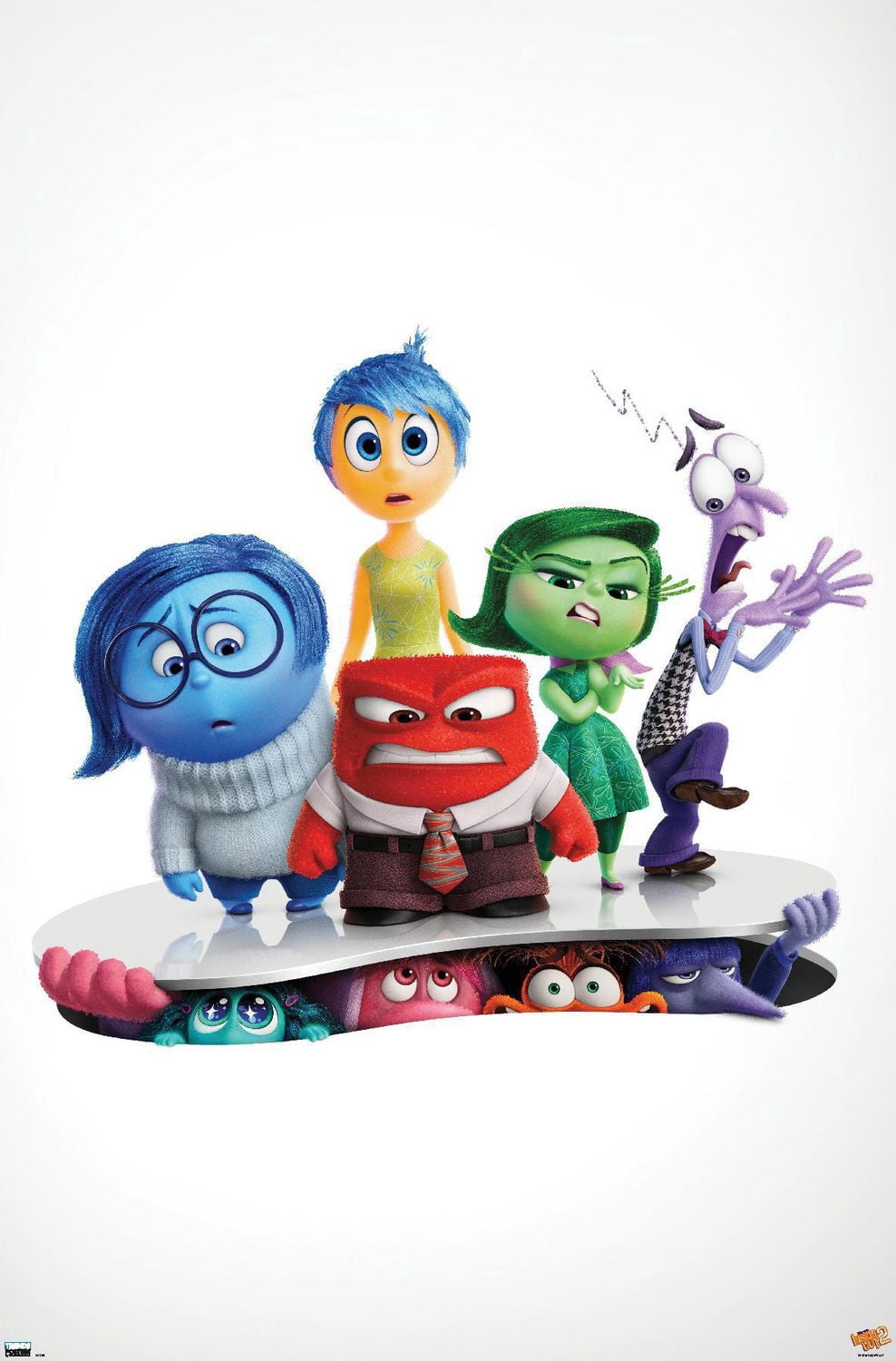 Disney Inside Out 2 - One Sheet Wall Poster, 14.725" x 22.375" Framed