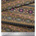 thumbnail image 2 of Soimoi Velvet Fabric Aztec Southwestern Print Fabric by The Yard 58 Inch Wide, 2 of 3