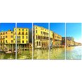 thumbnail image 2 of Yellow Tinged Grand Canal Venice - Cityscape Canvas Art Print, 2 of 3