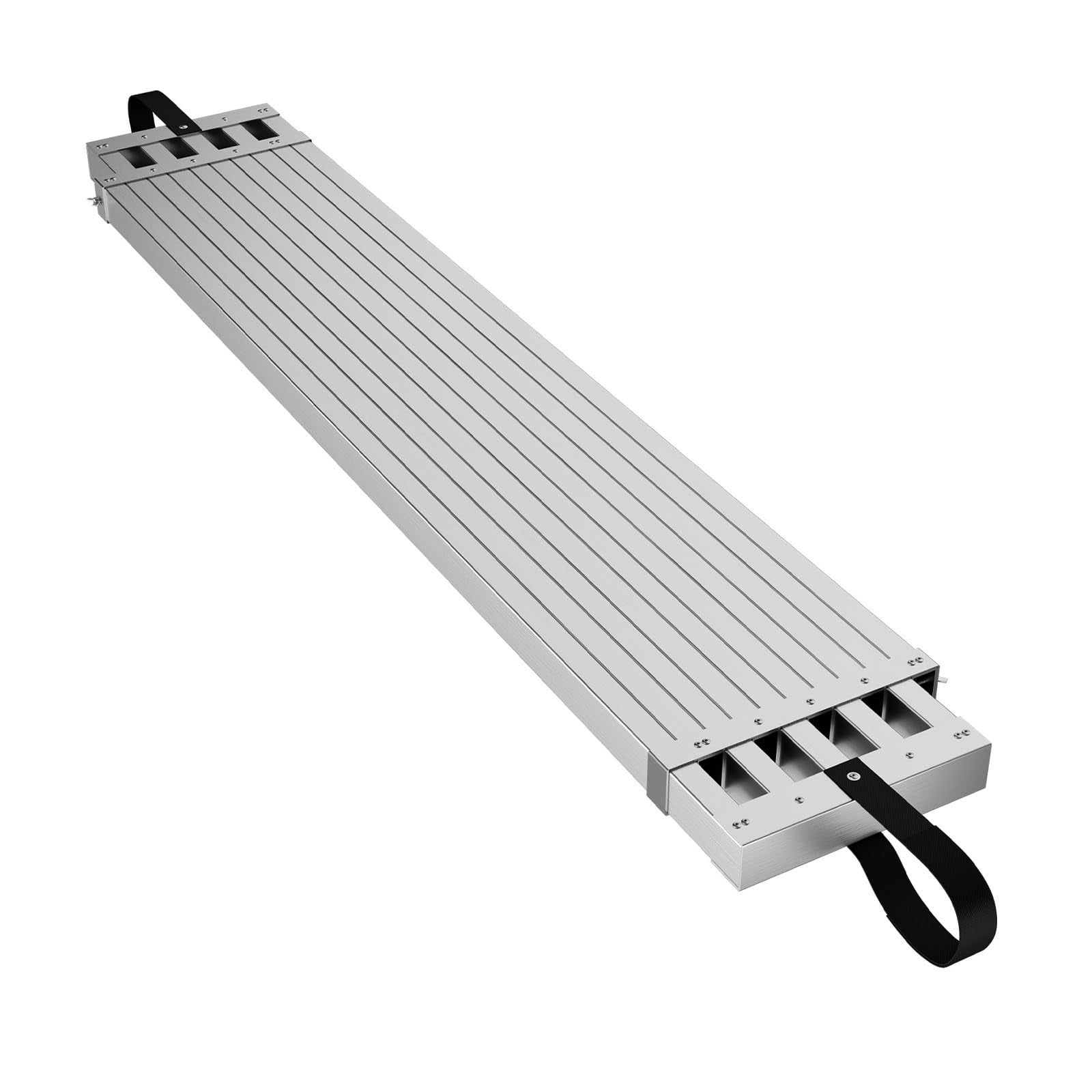 6-9ft Telescoping Plank, Aluminum Work Plank, 440 LBS Capacity, Aluminum Scaffolding Plank with Skid-Proof Platform Scaffold Ladder Accessory